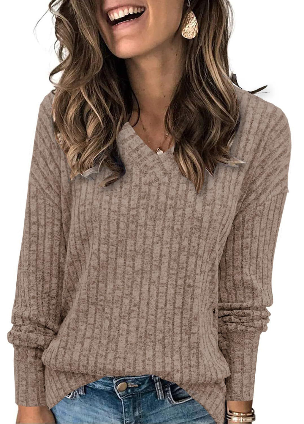 Women's V-neck Comfortable T-shirt